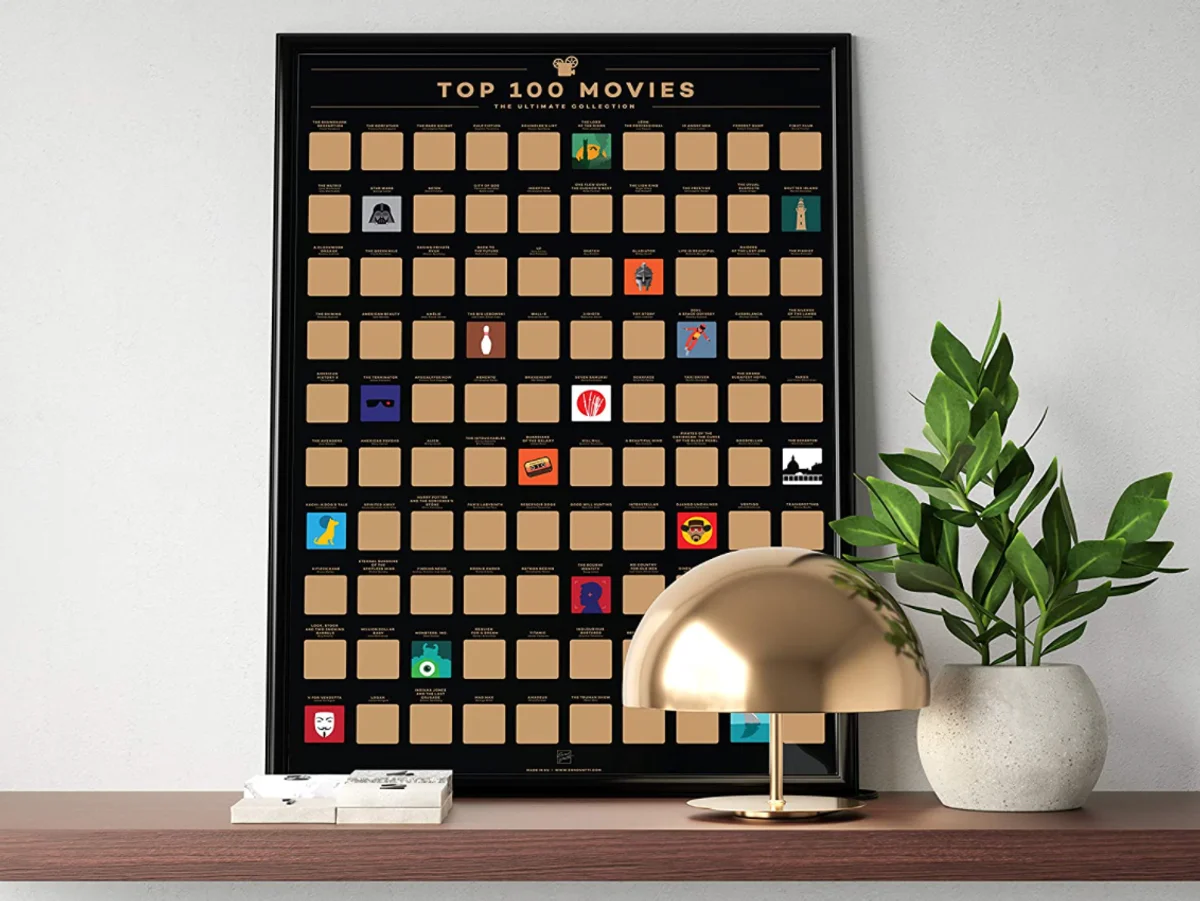 Movie Scratch-Off Poster