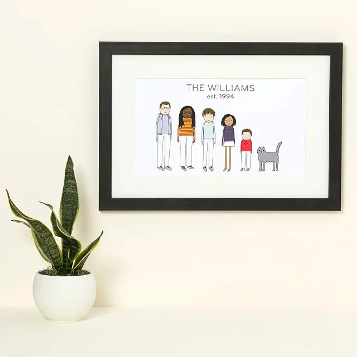 Customized family print